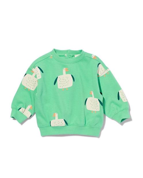 HEMA Baby sweater vogels lichtgroen van €14 voor €9.8 sale, Kinderen en Baby's, Babykleding | Overige, Nieuw, Verzenden