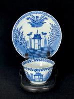 Theekopje en schotel - Porselein - China - Kangxi