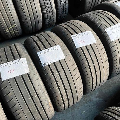 4 x Continental SportContact 2 245-40-18 Zomerbanden 5mm, Auto-onderdelen, Banden en Velgen, 18 inch, Zomerbanden, 245 mm, Personenwagen