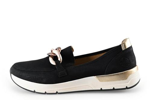 Rieker Instappers in maat 40 Zwart | 10% extra korting, Kleding | Dames, Schoenen, Zwart, Zo goed als nieuw, Instappers, Verzenden