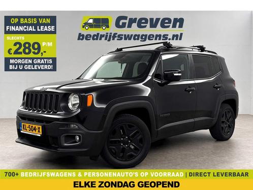 Jeep Renegade 1.4 MultiAir 141PK Airco Cruise Nav PDC 17LMV, Auto's, Jeep, Te koop, Automaat, Financial lease, Benzine, Zwart