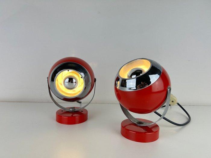 Lamp (2) - Set van twee Eyeball Space Age-lampen uit de, Antiek en Kunst, Antiek | Lampen