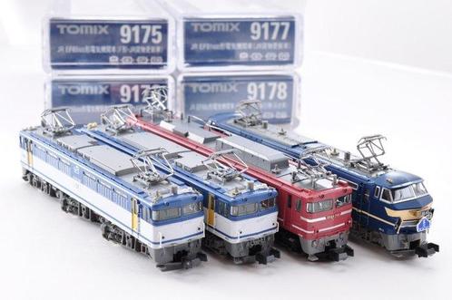 TOMIX N - 9175 9176 9177 9178 - Treinstel (4) - EF65 500,, Hobby en Vrije tijd, Modeltreinen | N-Spoor