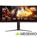AOC G4 CU34G4Z 34  WQHD 240Hz VA Gaming Monitor, Computers en Software, Monitoren, Verzenden, Nieuw, AOC