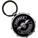 Avenged Sevenfold Deathbat Crest Drum Double Sided Keychain, Ophalen of Verzenden, Nieuw, Gebruiksvoorwerp