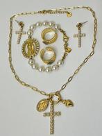 Set van roestvrij staal, bedekt met geel goud, met, Antiek en Kunst
