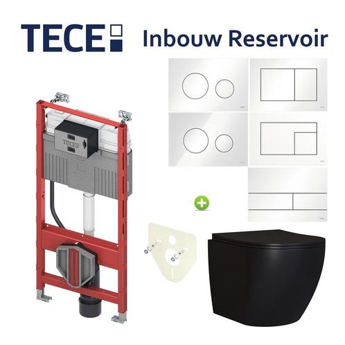 TECE Profil Toiletset set65 Mudo Randloos Mat Zwart met TECE, Doe-het-zelf en Verbouw, Sanitair, Overige typen, Nieuw, Ophalen of Verzenden