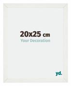 Fotolijst 20x25 cm - Wit Geveegd - MDF - Mura, Verzenden, Nieuw