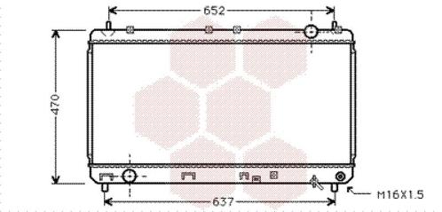 RADIATOR VOOR TOYOTA CAMRY 20 1996-2000 164000A050, Auto-onderdelen, Airco en Verwarming, Nieuw, Ophalen of Verzenden