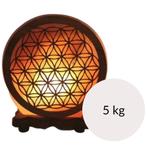 Himalaya Zoutlamp Flower of Life 5 kg, Nieuw