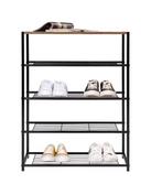 4-Laags Schoenenrek met Zitbank – Metalen en Houten Halrek, Verzenden, Nieuw