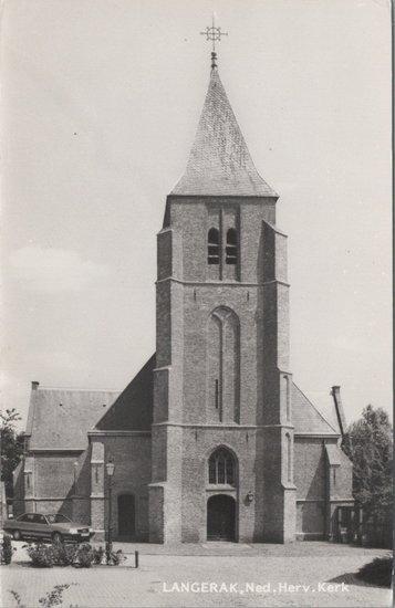 LANGERAK - Ned. Herv. Kerk, Verzamelen, Ansichtkaarten | Nederland, Verzenden