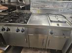 Caterchef set fornuis frituur in veiling horeca Rotterdam, Gebruikt, Fornuis, Frituur en Grillen