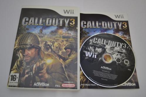Call of Duty 3 (Wii EXP), Spelcomputers en Games, Games | Nintendo Wii, Zo goed als nieuw, Verzenden
