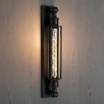 Wandlamp Astor Antiek Zwart Binnenverlichting Wandlampen, Verzenden, Nieuw, Overige materialen, Industrieel 