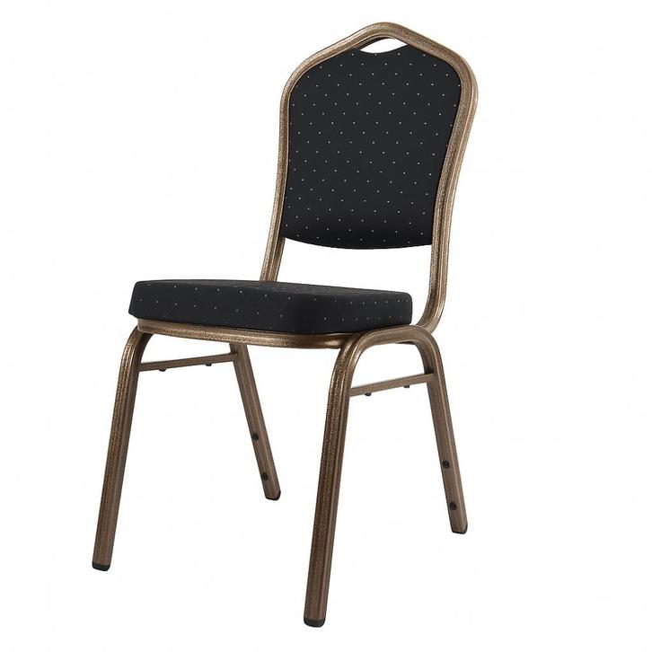 Stackchair – Zwart A46 Stapelstoel - Stapelbare Horecastoel, Zakelijke goederen, Horeca | Meubilair en Inrichting, Ophalen of Verzenden