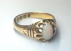Ring - 18 karaat Geel goud Opaal - Antieke Edwardiaanse, Sieraden, Tassen en Uiterlijk, Ringen, Nieuw
