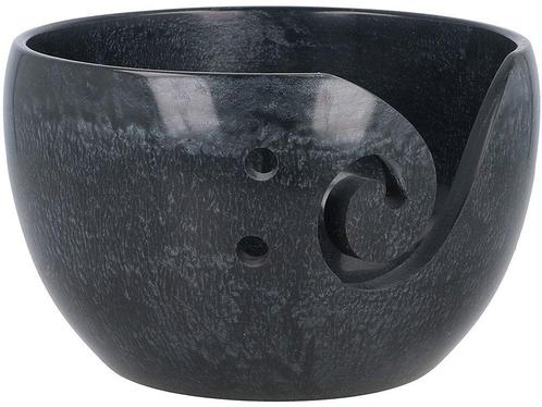 Scheepjes Yarn Bowl - Zwart Parelmoer effect - 13x8cm, Hobby en Vrije tijd, Breien en Haken, Ophalen of Verzenden