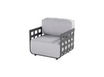 Hartman Cestelli Loungestoel Aluminium Charcoal – 84x84x85, Verzenden, Nieuw