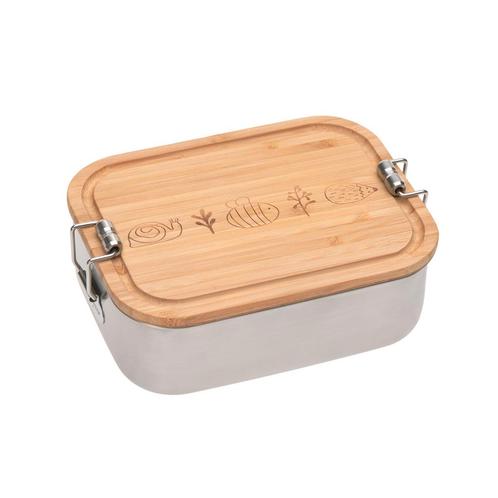 LÄSSIG Lunchbox Stainless Steel Bamboo Garden Explorer, Huis en Inrichting, Keuken | Servies, Verzenden