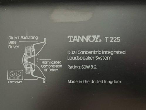 Tannoy - Mayfair T225 dubbele conisch hoornbelaste, Audio, Tv en Foto, Radio's