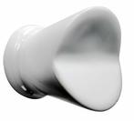 Meubelknop Tee porselein 30mm wit, Ophalen of Verzenden, Nieuw