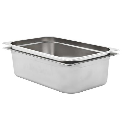 vidaXL Gastronormbakken 2 st GN 1/1 150 mm roestvrij staal, Huis en Inrichting, Keuken | Keukenbenodigdheden, Nieuw, Verzenden