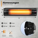 TRESKO® Terrasverwarmer - Draaibaar - Verstelbaar - 2500W -, Verzenden, Nieuw