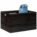 vidaXL Houten kist met handvatten 40x30x23 cm massief, Huis en Inrichting, Verzenden, Nieuw