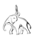 Zilveren Olifant ketting hanger, Sieraden, Tassen en Uiterlijk, Kettinghangers, Verzenden, Nieuw