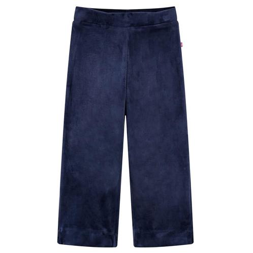 vidaXL Kinderbroek fluweel 92 donkerblauw, Kinderen en Baby's, Kinderkleding | Overige, Nieuw, Verzenden