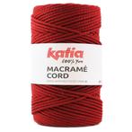 Katia Macramé Cord - 111 rood - Katoen Garen, Hobby en Vrije tijd, Breien en Haken, Ophalen of Verzenden, Nieuw