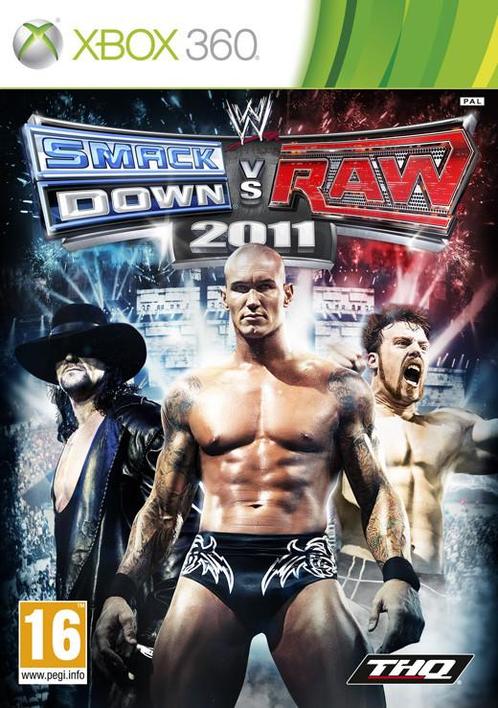 WWE SmackDown vs Raw 2011 (Xbox 360), Spelcomputers en Games, Games | Xbox 360, Gebruikt, Vanaf 12 jaar, Verzenden