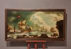 Nederlandse school (XIX) - Approdo navale al porto - XL, Antiek en Kunst