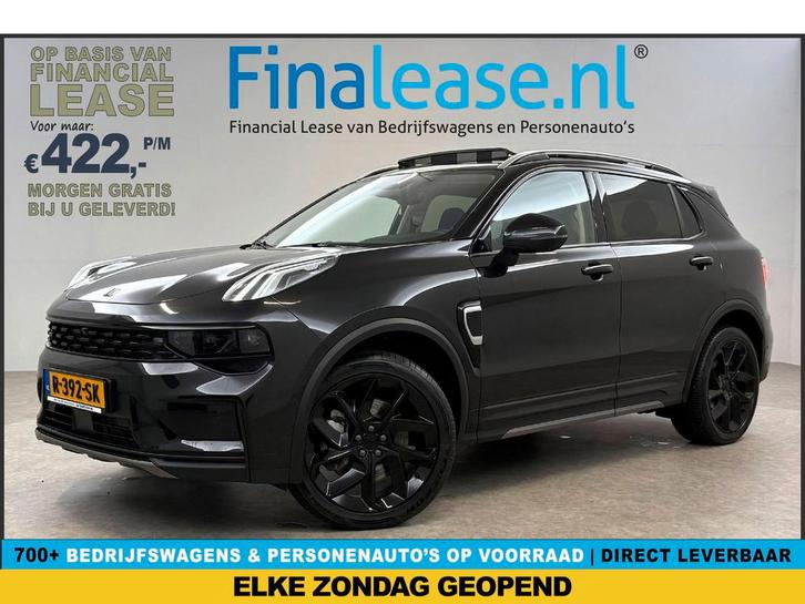 Lynk Co 01 1.5 Black Edition SOH 93% Pano Sfeerverlichting, Auto's, Lynk & Co, Lease, Automaat, SUV of Terreinwagen, Hybride Elektrisch/Benzine