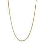 Gouden lengtecollier gourmet 46.5 cm 14 karaat, Verzenden, Zo goed als nieuw, Goud, Goud