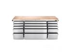 Werkbank Deluxe RVS 72 Inch 15 Drawers Stahlworks
