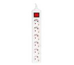Veripart Power Strip 6-way 3m White, Ophalen of Verzenden, Nieuw in verpakking