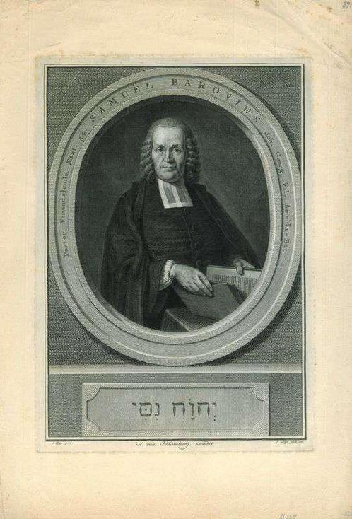 Portrait of Samuel Barovius, Antiek en Kunst, Kunst | Etsen en Gravures