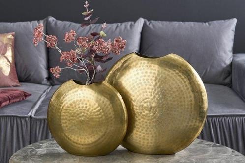 Elegante vazen set van 2 ORIENTAL 44cm goud in, Huis en Inrichting, Woonaccessoires | Vazen, Ophalen of Verzenden