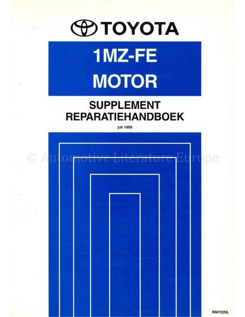 1999 TOYOTA CAMRY 1MZ-FE MOTOR (SUPPLEMENT), Auto diversen, Handleidingen en Instructieboekjes