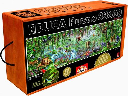 Educa Wildlife - 33600 stukjes, Hobby en Vrije tijd, Denksport en Puzzels, Nieuw, Ophalen of Verzenden