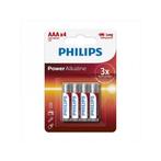 Philips Power Alkaline Batterijen - AAA - 4 stuks, Audio, Tv en Foto, Accu's en Batterijen, Nieuw, Ophalen of Verzenden