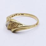 Ring - 18 karaat Geel goud - 0.01ct. tw. Diamant, Nieuw