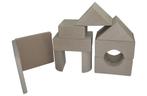 Beige Soft Play Foam Blokken - Duurzaam en Veilig voor Re..., Ophalen of Verzenden, Nieuw