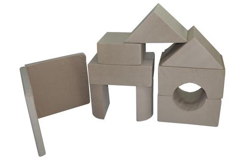 Beige Soft Play Foam Blokken - Duurzaam en Veilig voor Re..., Kinderen en Baby's, Speelgoed | Educatief en Creatief, Nieuw, Ophalen of Verzenden