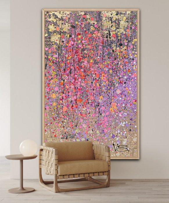 Violeta Endo - Flower Patterns. XXL, Antiek en Kunst, Kunst | Schilderijen | Modern