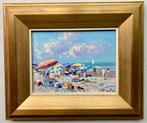Niek van der Plas (1954) - Strandgezicht, Antiek en Kunst