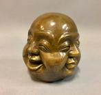 Beeldje - Four Faces Buddha - 1,4 kg - Brons