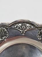 Three feet Salver With Shells - Presenteerblad - .833 zilver, Antiek en Kunst